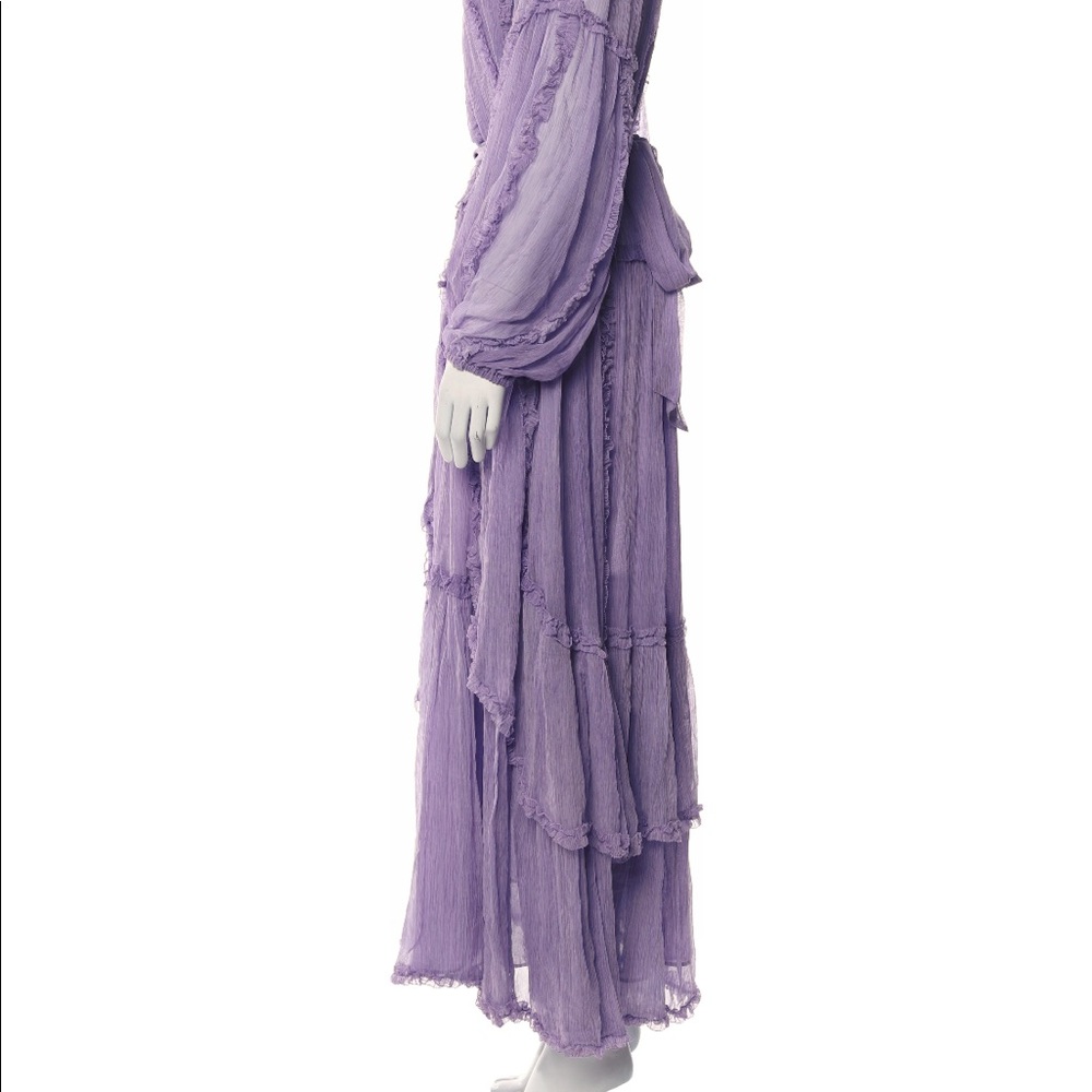Ulla Johnson silk lavender long dress - Picture 5 of 6